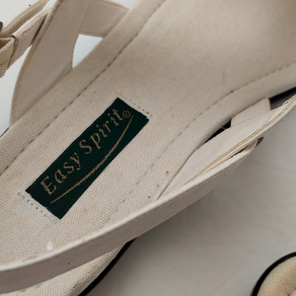 Easy Spirit Woodley White Women's Size 9 1/2 9.5 M Casual Sandles Kashi Kid - Picture 6 of 12